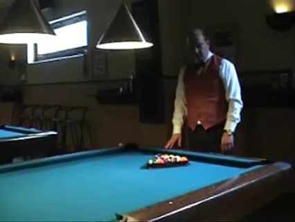 Billard - Kugelaufbau und Anstoss