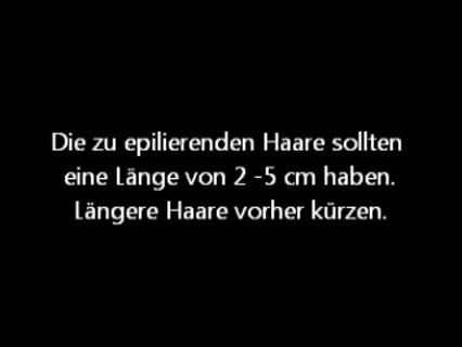 Epilieren für Anfänger