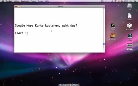 Karte aus Google Maps kopieren