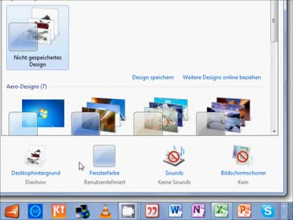Windows 7: Farbe der Taskleiste ändern