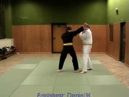 Verteidigung gegen einen Schlag von oben - Ju Jutsu