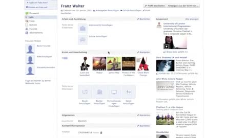 Filme aus Facebook-Account löschen