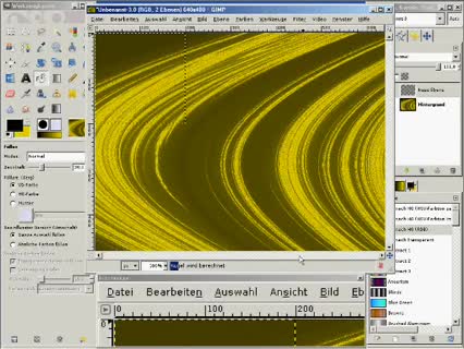 Gimp: Bild mit Render-Filtern erstellen