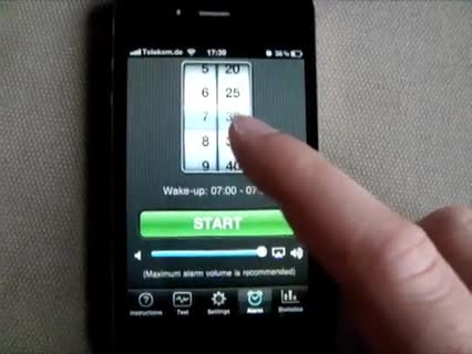 Das Apple iPhone als Biorhytmuswecker (Sleep Cycle)