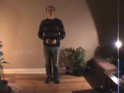 Hackysack im Nacken fangen