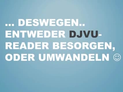 DjVu-Dateien in pdf konvertieren