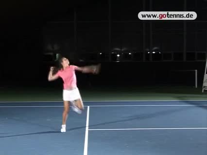 Tennistipp Schmetterball im Sprung