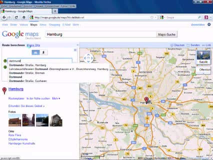 Mit google maps eine zurückgelegte Strecke berechnen