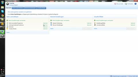 Das System perfekt machen - Tune Up 2012