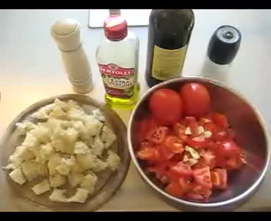Rezept für Salmorejo, eine spanische Suppe