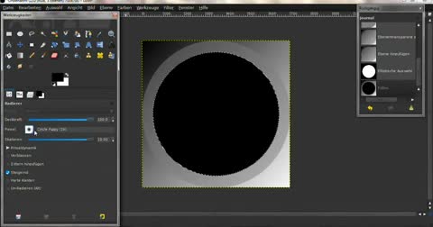 Logo mit Gimp erstellen - Klappe die Zweite