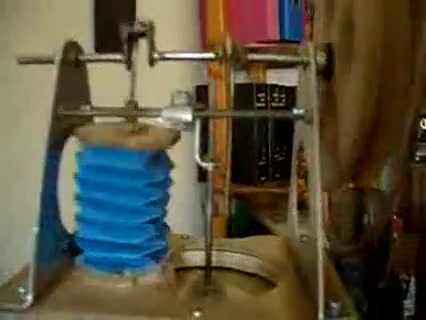 Stirlingmotor läuft zu Bluesharp & Gitarre