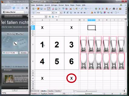 Lustiges Würfelspiel für Parties