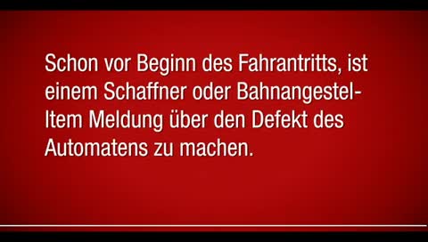 Was tun, wenn der Fahrkartenautomat streikt?