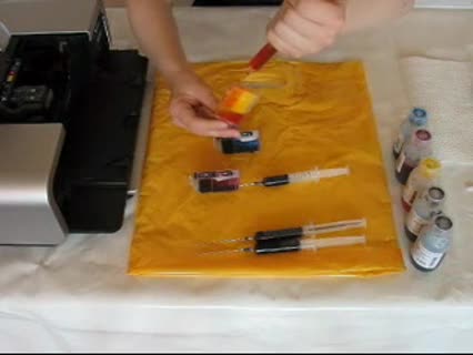 Drucker Patronen befüllen - Komplettdurchgang Refill