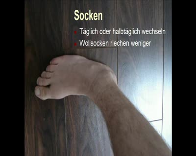 Das hilft gegen Schweißfüße