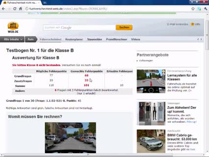 Online für seinen Führerschein lernen