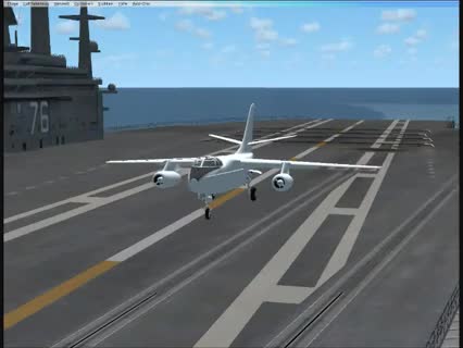 wie man bei Flugsimulator x ein flugzeug auf einem flugzeugträger landet