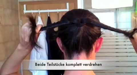 So macht man den Kordelzopf