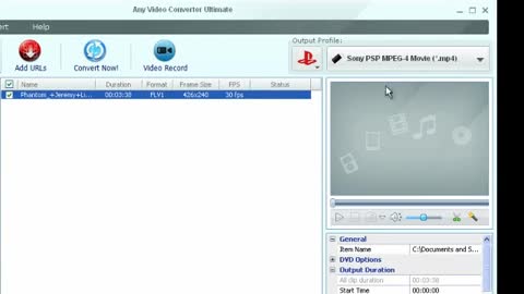 Wie konvertiere ich Video für PSP/PS3/Sony Walkman?