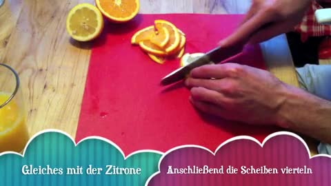 Rezept: Original spanische Sangria selber machen