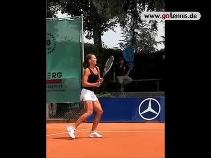 Wie spiele ich einen Tennis Vorhand Winner?