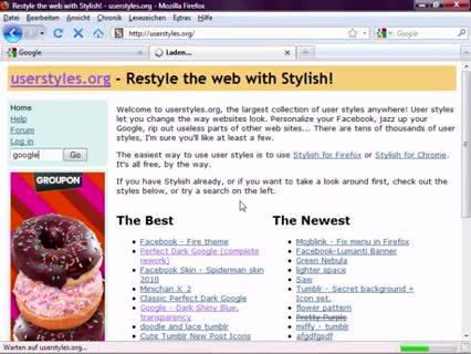 Stylish: So kann man die Google-Startseite verändern