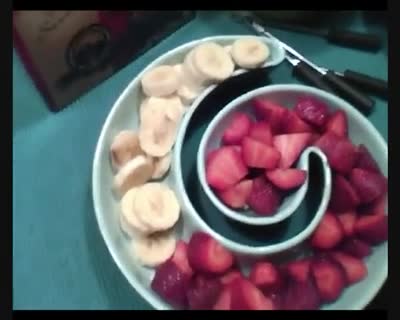 Leckeres Schokoladenfondue für Winterabende
