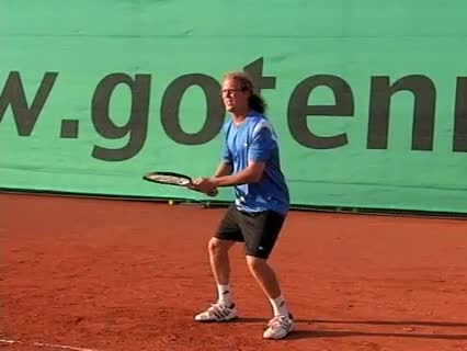 Tennis Vorhand Topspin - Zeitlupe + Split Screen
