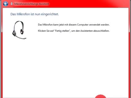 Sprachsteuerung unter Windows 7 und Vista