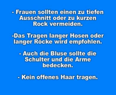 Die richtige Bekleidung bei Reisen in muslimische Länder