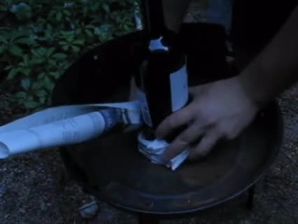 Grill anzünden