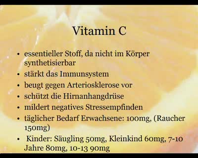 Lebensmittel mit viel Vitamin C