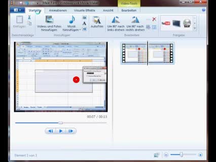 Ratgeber-Videos schneiden mit Windows Live Movie Maker