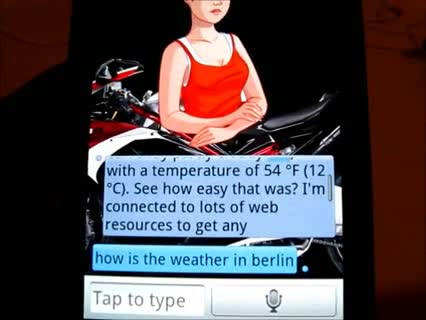 Auch mit Android-Handys kann man sprechen: Der Sprach-Assistent Speaktoit 