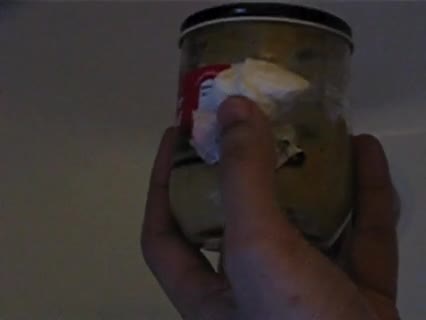 Aufkleber entfernen - mit Mayonnaise