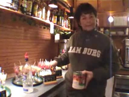Wodka mit Erdbeere