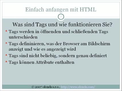Theoretische Einführung in HTML