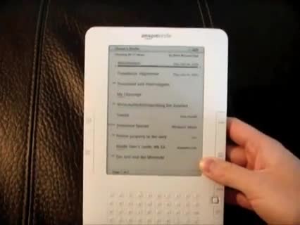 Vorstellung des Amazon Kindle 2 